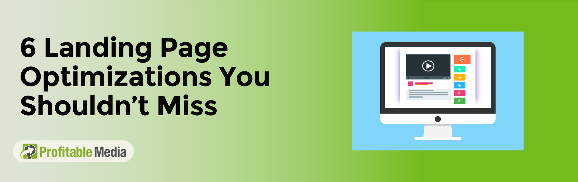 Landing page optimization