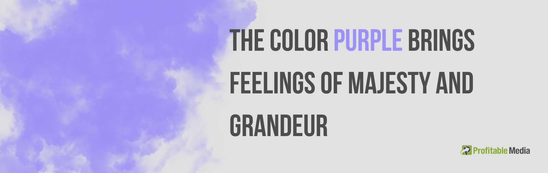 The meaning of the color purple